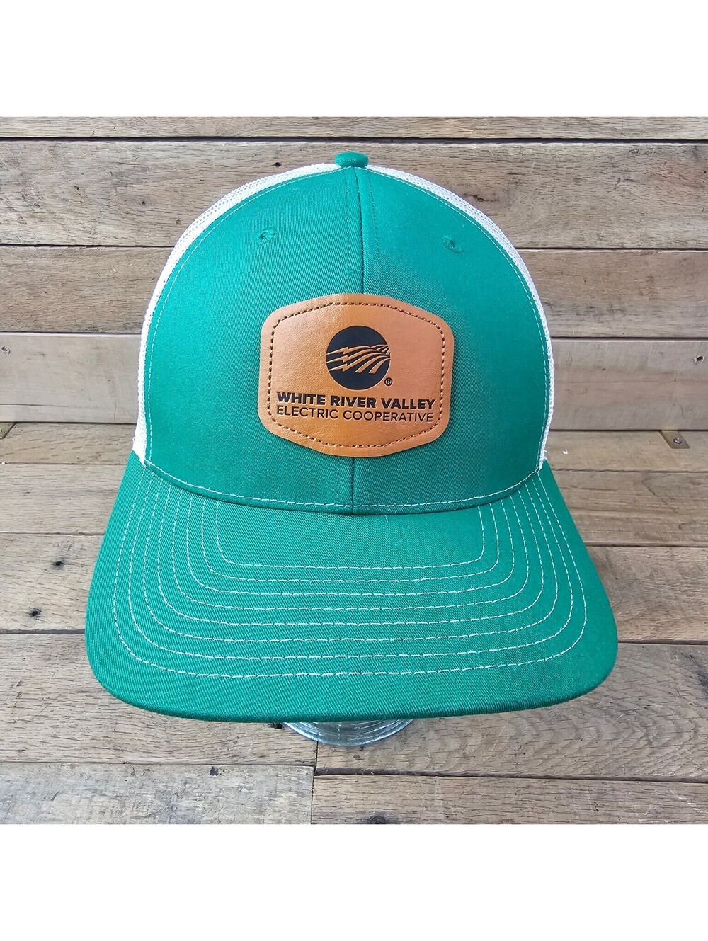 Richardson 112 Trucker Hat White River Valley Electric Cooperative Green White